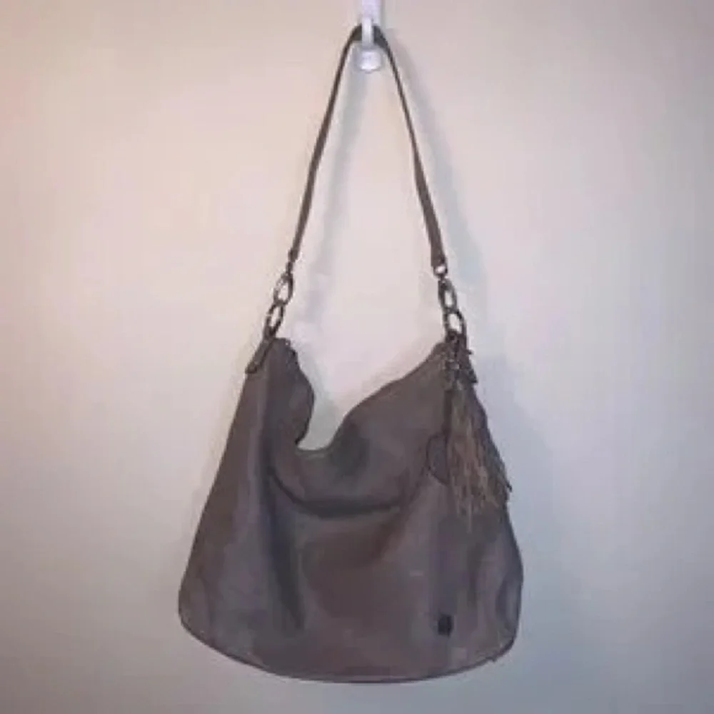 Stylish Taupe Women's Hobo Bag - Soft Leather Shoulder Tote